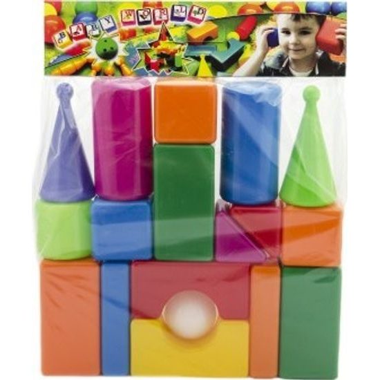 Stavebnice kostky - velké 30ks