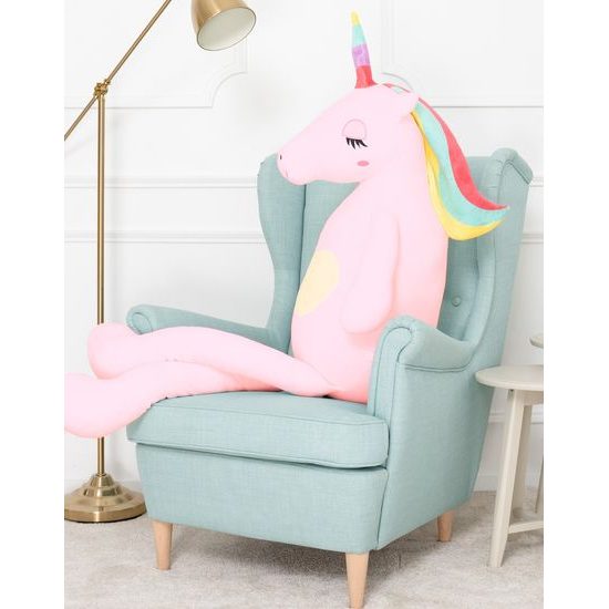 Plyšový jednorožec Felix 160 cm růžový