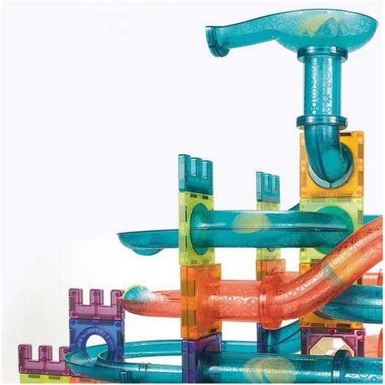 Magnetická 3D stavebnice se skluzavkou Magic Magnetic 262 dílů