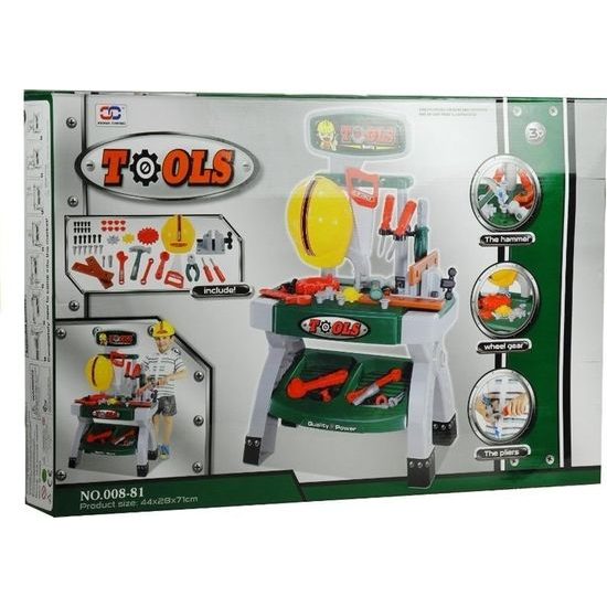 Dětský pracovní stůl do dílny s nářadím