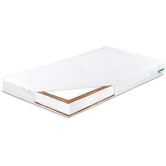 SENSILLO Matrace SENSILLO kokos-molitan-kokos Luxe 120x60cm Bílá