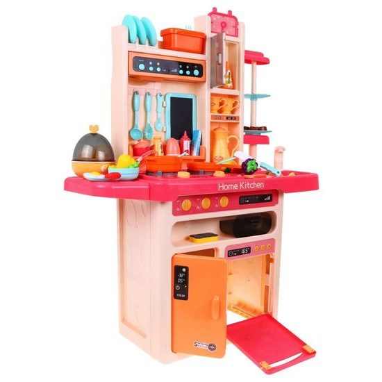 Doris dětská kuchyňka XXL se zvuky a tekoucí vodou - růžová