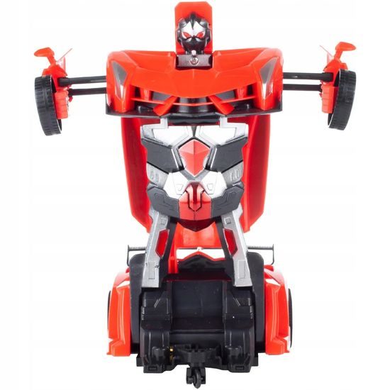 Robot transformer 2v1 Robocar 1:18 červený