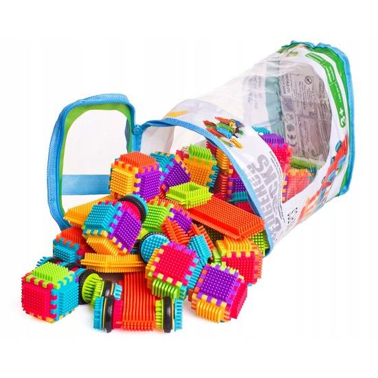 Doris barevná konstrukční stavebnice Hedgehog Blocks 192 ks