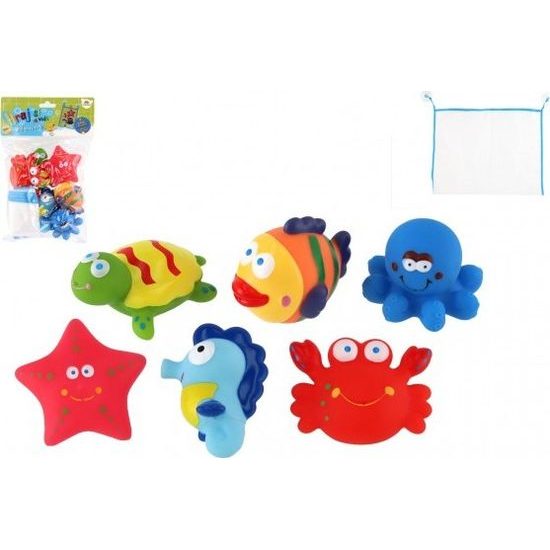 Gumové zvířátka do vany 6ks