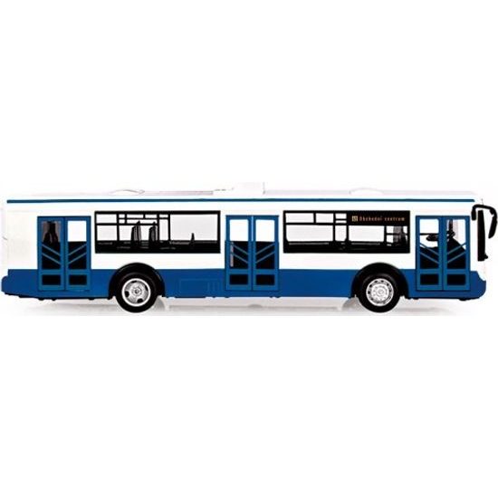Autobus - na baterie česky mluvící - modrý