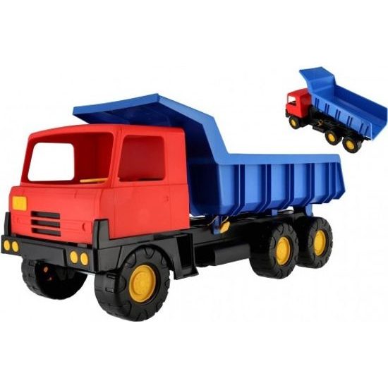 Auto Tatra 815 korba modrá kabina červená