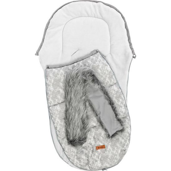 Zimní fusak do kočárku Olaf šedý