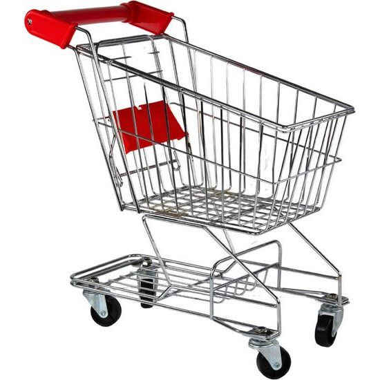 Nákupní kovový košík pro děti