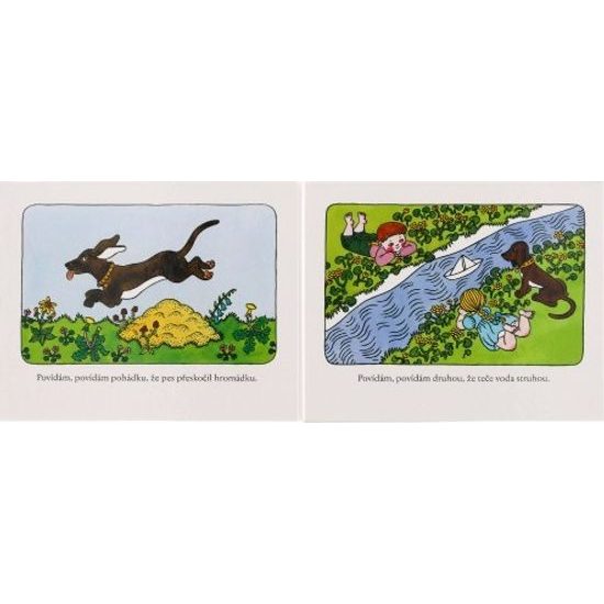 Knížka leporelo Vařila myška kašičku