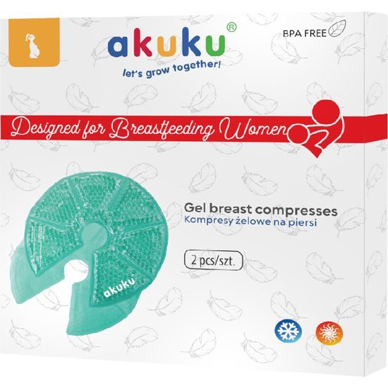 Gelové polštářky na prsa 2ks