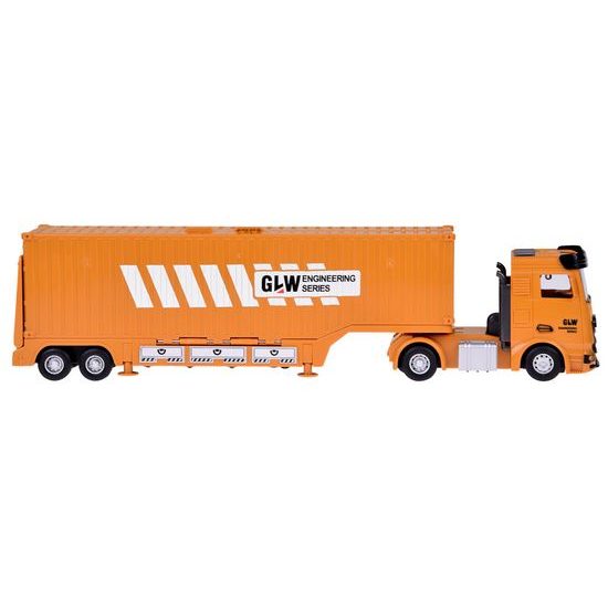 Rozkládací nákladní auto s jeřábem, autíčky a příslušenstvím