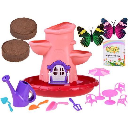 Magická zahrádka pro děti Magical Cottage - růžová