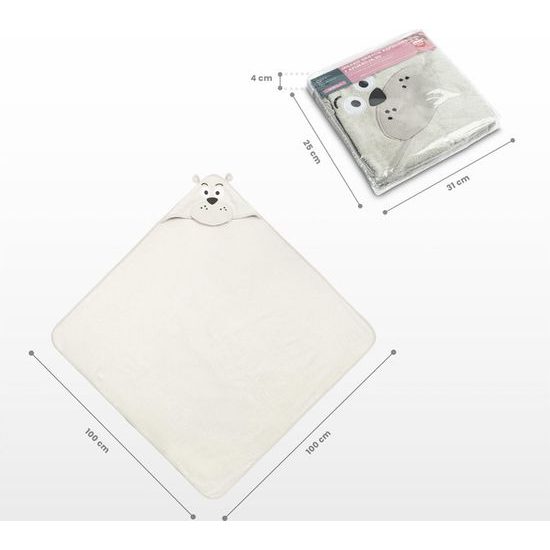 Dětská osuška Sensillo Water Friends 100x100 cm BLUE