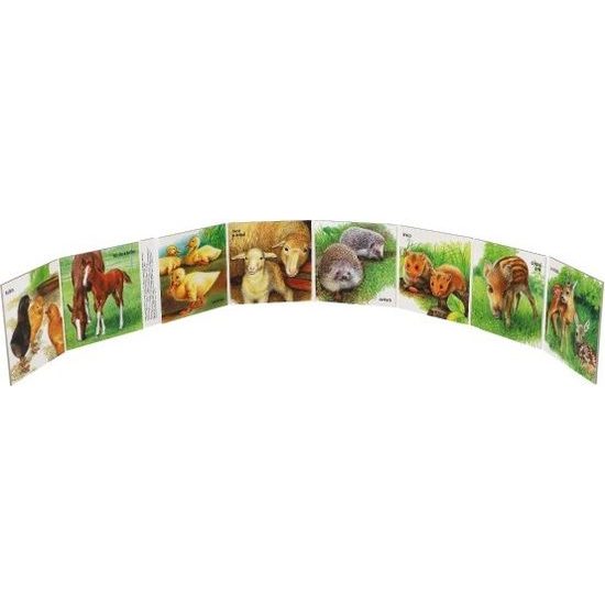 Knížka leporelo Mláďatka