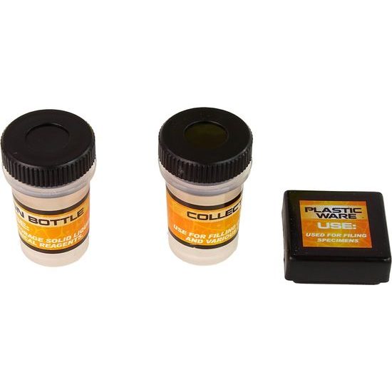 Doris dětský mikroskop na baterie s příslušenstvím Little Scientific žlutý