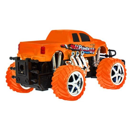 Auto na dálkové ovládání Cross Country 1:18 s kouřovým efektem oranžové
