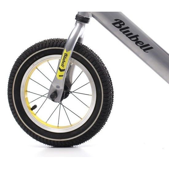 Dětské odrážedlo s nafukovacími koly 12" Felix stříbrné