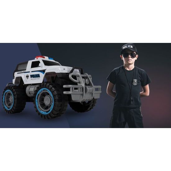 Policejní auto na setrvačník BigFoot Police