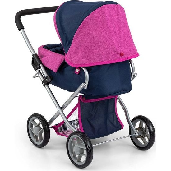 Dětský kočárek pro panenky Milly Mally Alice Prestige Navy