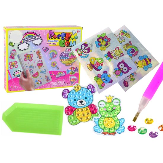 Diamantová mozaika pro děti Rose Gem - zvířátka