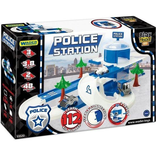 Wader Kid Cars 3D Policie s dráhou 3,8 m