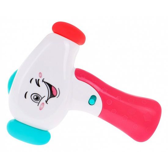 Interaktivní dětské kladívko se světly a zvuky Funny Hammer