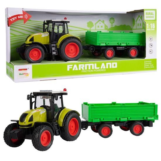 Dětský interaktivní traktor na setrvačník Farm Land