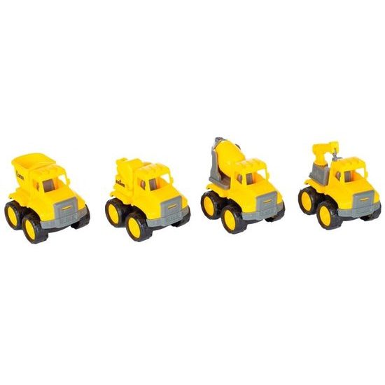 Parkovací dráha se 4 stavebními stroji Big Size Lot