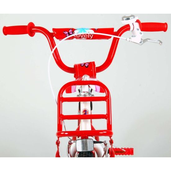 Dětské kolo Volare Lovely červeno-bílé 20"