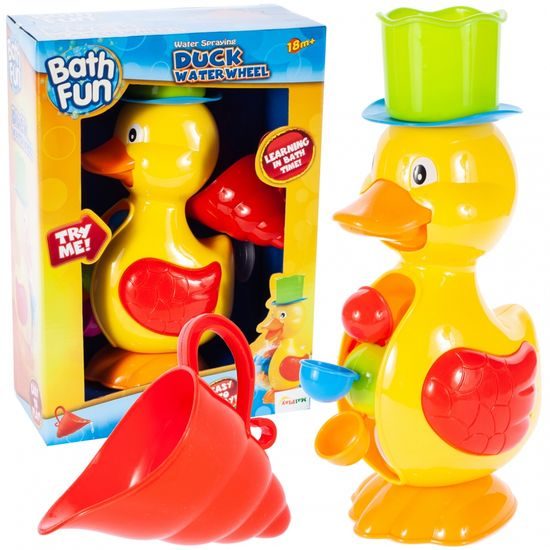 Kačenka pro děti do vany s kolovrátkem Water Duck