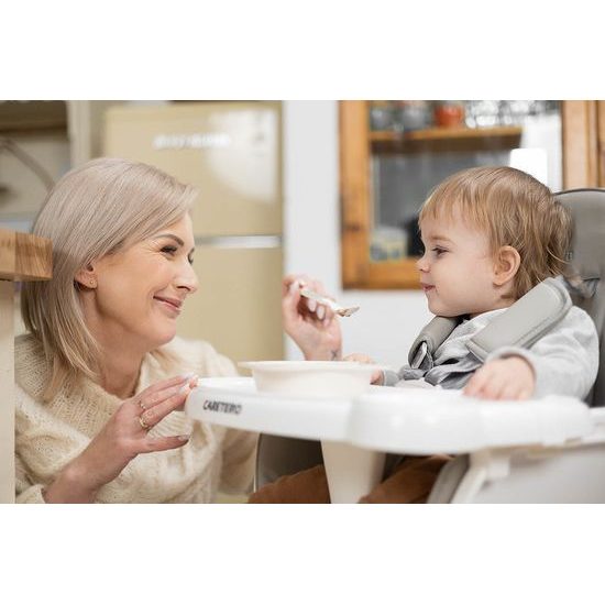 Dětská jídelní židlička Caretero Tuva - růžová