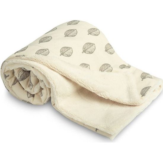 Dětská eko deka 80x100, vzor lístky