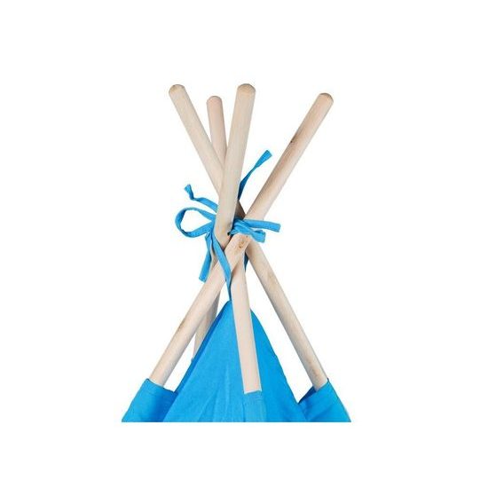 Ecotoys dětský indiánský stan modrý