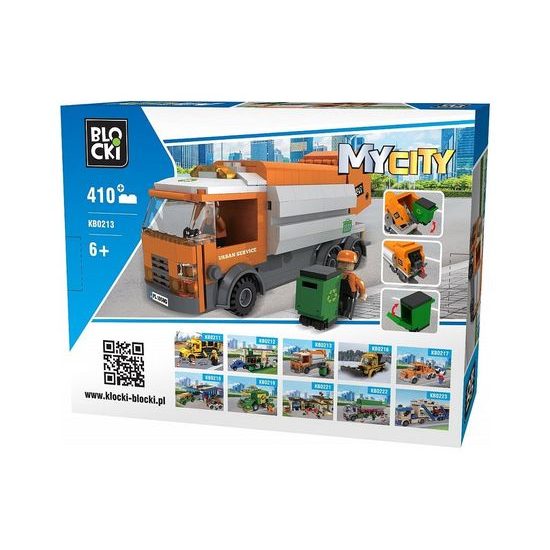 Blocki MyCity stavebnice popelářské auto 410 dílků