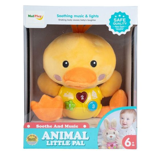 Interaktivní plyšová kačenka na baterie Magic Duck