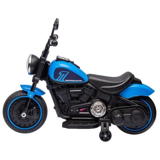 Dětská elektrická motorka Faster - modrá
