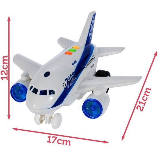 Interaktivní letadlo se světly a zvuky City Service 1:200