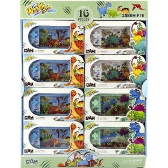 Vodní hra hlavolam - dinosaurus - mix 4 barvy