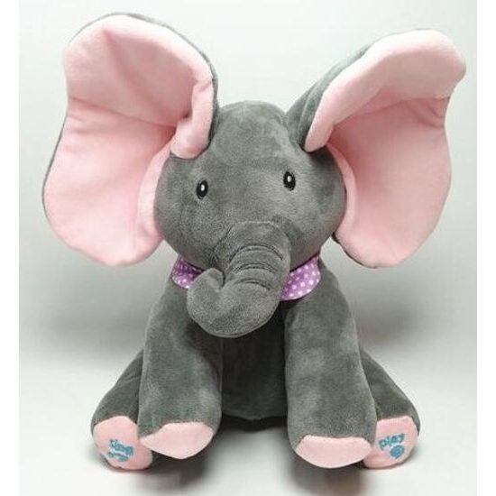 Interaktivní plyšový slon Bodo růžový