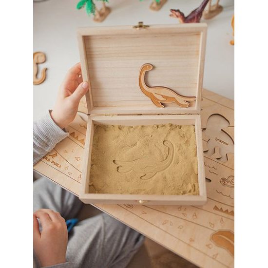 Dinosaury - drevené puzzle - SLOVENSKÉ VERZIE