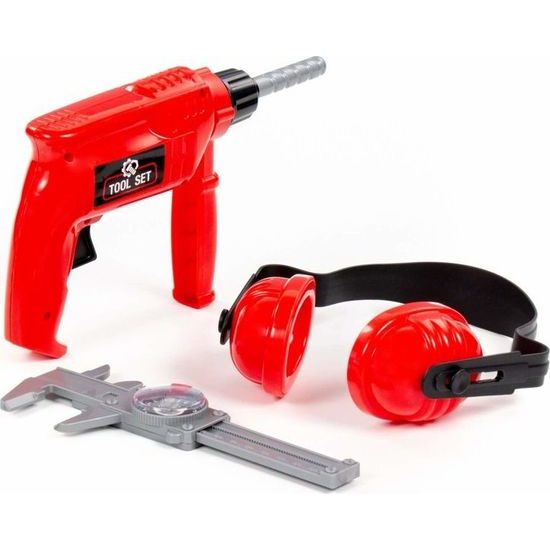 Sada nářadí pro děti červená