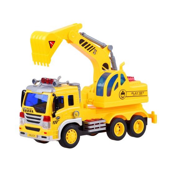 Bagr se světly a zvukem pro děti City Builder 1:16