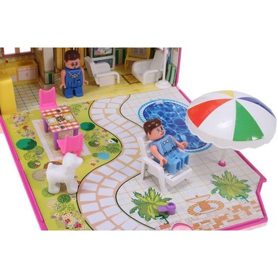 Malplay rozkládací domeček pro panenky s nábytkem Dream Palace