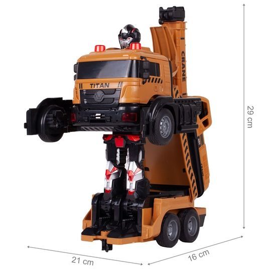 Robot transformer - jeřáb 2v1 Titan na dálkové ovládání