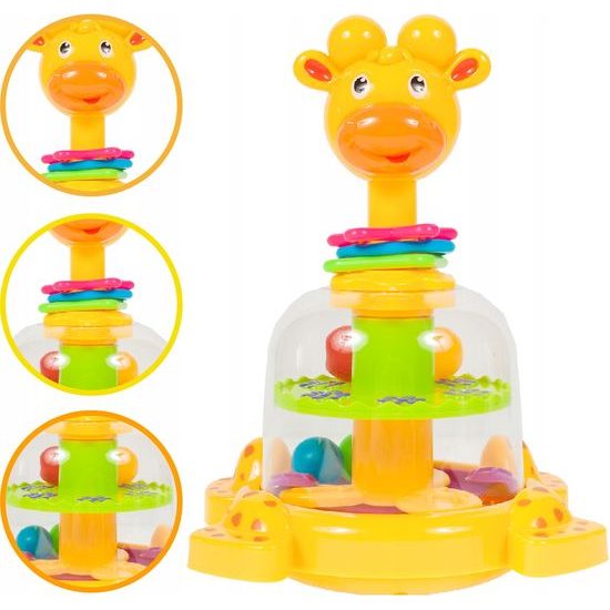 Rotující hračka pro nejmenší Giraffe Spinner