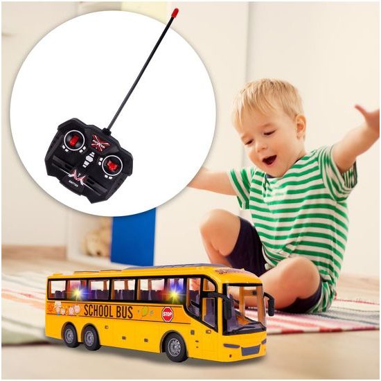 Autobus na dálkové ovládání School Bus 1:30