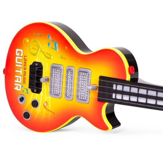 Dětská kytara Rock Guitar s osvětlením 54 cm