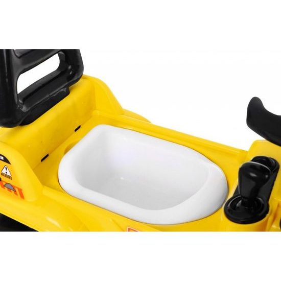 Odrážedlo Nakladač s vodící tyčí 2v1 s helmou