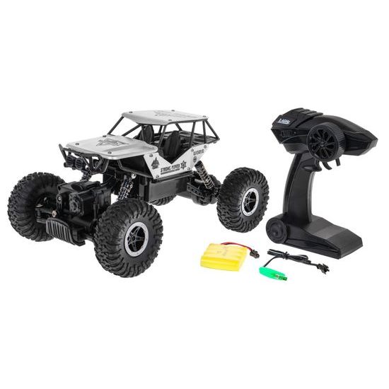 Auto na diaľkové ovládanie Monster Truck sivé 1:18